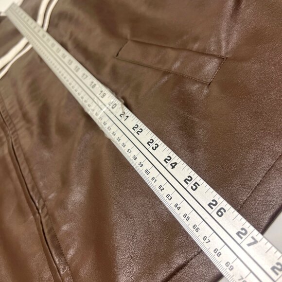 Oversize Brown Jacket Women Y2K Fashion Jacket Size Medium - Picture 8 of 13